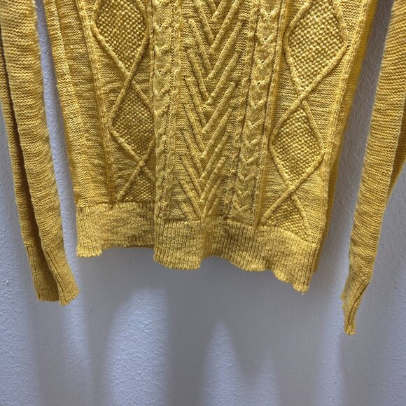 Mossimo Mustard Yellow Knit Sweater |‎ Size Small - Picture 4 of 11